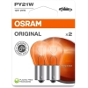 12V BAU15S PIRN 21W PY21W KOLLANE ORIGINAL BLISTER 2TK OSRAM