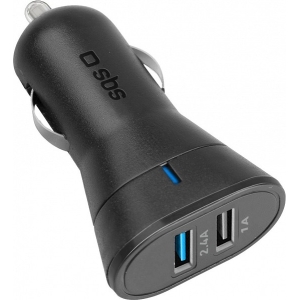 SIGARETISÜÜTAJA PESASSE KIIRLAADIJA 2XUSB 2,4A/MAX12W, 12V/24V SBS