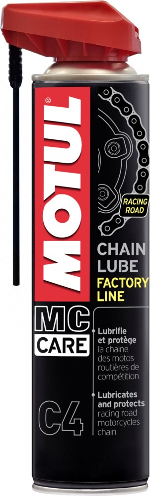 MOTUL C4 CHAIN LUBE FACTORY LINE KETIÕLI 400ML/AE DUAL SPRAY