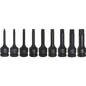 9-OS. 1/2" 12-TÄHIK LÖÖKOTSIKUTE KOMPL. M4-M16. FOAM TRIUMF