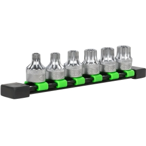 6-OS. 1/2" AVAGA MADALATE 12-TÄHIK XZN OTSIKUTE KOMPLEKT M10-M20 JBM