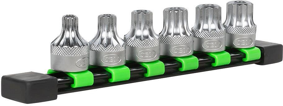 6-OS. 1/2" AVAGA MADALATE 12-TÄHIK XZN OTSIKUTE KOMPLEKT M10-M20 JBM