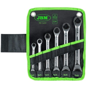 6-OS. SIRGE SILMUS-SILMUSTIRR VÕTMETE KOMPL. 8-19MM JBM