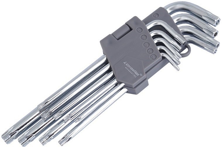 9-OS. L-TORXVÕTMETE KOMPL. T10-T50. AVAGA. 180MM CARMOTION