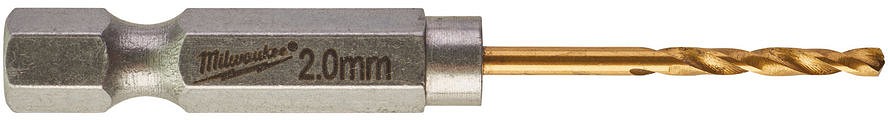 METALLIPUUR 2.0MM 2TK 1/4" LÖÖGIKINDEL SHOCKWAVE HSS-G TIN MILWAUKEE
