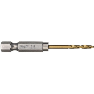 METALLIPUUR 2.5MM 2TK 1/4" LÖÖGIKINDEL SHOCKWAVE HSS-G TIN MILWAUKEE