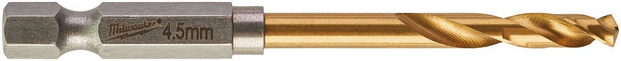 METALLIPUUR 4.5MM 1/4" LÖÖGIKINDEL SHOCKWAVE HSS-G TIN MILWAUKEE