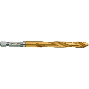 METALLIPUUR 8.5MM 1/4" LÖÖGIKINDEL SHOCKWAVE HSS-G TIN MILWAUKEE