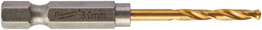 METALLIPUUR 3.0MM 2TK 1/4" LÖÖGIKINDEL SHOCKWAVE HSS-G TIN MILWAUKEE