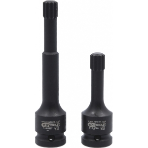 1/2" XZN 12-TÄHIKOTSIK M12 2TK 72MM / 115MM KS TOOLS