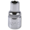 FLANK SOCKET 1/4''''. 6 PT. 10MM